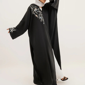 Custom Embroidered Modest Abaya Factory Direct Modern Islamic Fashion Clothing for Boutique Brands and Global Distributors - Product Image 3
