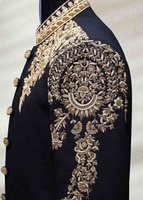 Última Colección de Elegantes Sherwanis de Boda para Hombre, Trajes Étnicos para Novio, Abrigos Largos Hechos a Mano con Churidar Payjama