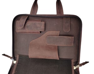 Elegante Maletín de Cuero Genuino Vintage para Portátil, Anti-Robo, Impermeable, Resistente, Portátil, Bandolera, A Prueba de Golpes, Bolsa Suave - Product Image 2
