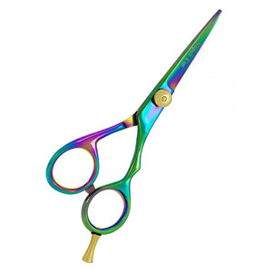 High Quality German Stainless Steel Professional Salon <b>Barber</b> Scissors Multi-Color Gold Adjustment Screw Sharp <b>Blade</b> Hair - Product Image 2