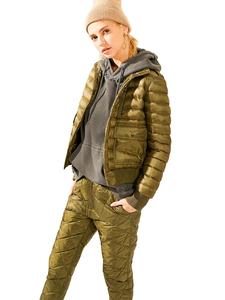 Chaqueta y pantalón de invierno de alta calidad para mujer, ropa informal de manga larga, ajustada, último modelo de piel usada - Product Image 2