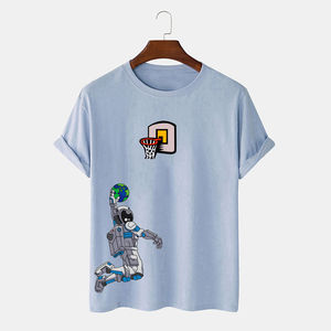 เสื้อยืดเปล่าเนื้อหนัก 100% ผ้าฝ้าย ทรงบ็อกซี่ ใส่ได้ทั้งชายและหญิง ทรงโอเวอร์ไซส์ สำหรับเสื้อผ้าสตรีทแวร์แบบสั่งทำ - Product Image 2