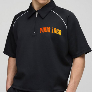 Ensemble d'été personnalisé pour hommes : T-shirt et short à taille élastique, motif uni imprimé sérigraphié, tenue de sport ajustée - Product Image 2