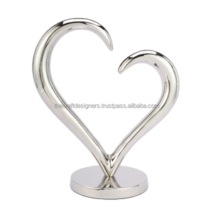 Objeto de mesa de conejo con acabado de plata alta, peso de papel de conejo portátil decorativo, escultura de aluminio sólido al por mayor, precios bajos - Product Image 3