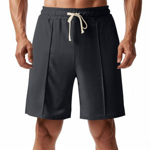 Pantalones Cortos Bermuda Casuales para Hombre, Talla Grande, Corte Holgado, Poliéster/Algodón, Cintura con Cordón, Antiarrugas, Ecológicos, de Secado Rápido - Product Image 1