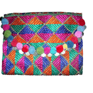 Hermosos Bolsos de Mano Estilo Bohemio Kantha, Bolsos de Algodón Vintage Banjara para Mujer, Bolsos de Mensajero Acolchados Hechos a Mano - Product Image 1