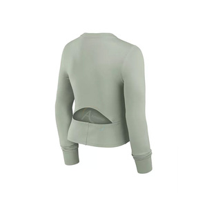 Camiseta Deportiva de Manga Larga para Mujer, Ajustada, Transpirable y Cómoda, de Alta Intensidad, para Correr y Gimnasio - Product Image 4