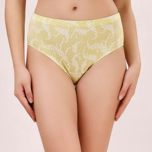 Tangas de punto para mujer, estilo hipster, diseño en V, cintura media, patrón liso, sin costuras, tiro bajo - Product Image 1