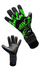 Premium Leather Goal Keeper Gloves with Adjustable Wrist <b>Strap</b> and Full <b>Finger</b> Design for Excellent Grip and Impact Protection - Product Image 4