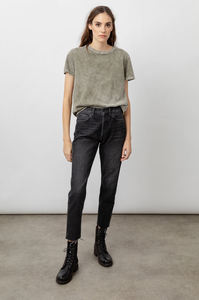 Camisetas Grises de Felpa con Cuello Redondo para Mujer, Lavado Ácido, Transpirables, de Secado Rápido, Personalizadas al por Mayor 2026, Precio Razonable, OEM - Product Image 5