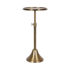 Mesa auxiliar artística de metal con base de diseño escultural para decoración interior de alta gama y un elemento decorativo único. - Product Image 1