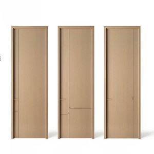 Puertas interiores de PVC de diseño moderno y lujoso, de compuesto de madera y plástico, las más populares en Oriente Medio, para una villa o apartamento. - Product Image 6