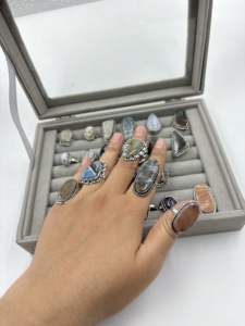 Hot Sale LotBulk <b>Rings</b> Natural Gemstone Assorted <b>Rings</b> <b>Men</b> Women Wholesale Bulk <b>Rings</b> - Product Image 3