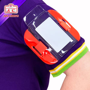 Portacredenciales de PVC con Banda Naranja AC025 - Product Image 6