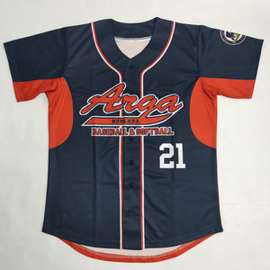 เสื้อเจอร์ซีย์สำหรับเล่นเบสบอล MLB เสื้อระบายอากาศสำหรับเล่นซอฟต์บอลเครื่องแบบสไตล์อเมริกัน - Product Image 4