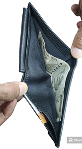 กระเป๋าสตางค์ผู้หญิงทำด้วยมือคุณภาพสูงแบบพับสองด้านเข็มขัดหนังวัวอัลลอยเหล็กความยาวตามสั่ง - Product Image 6