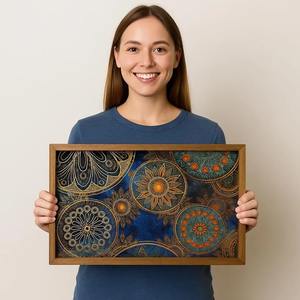 Plateau de service en bois émaillé, design élégant, pour hôtels et restaurants, ustensiles de cuisine, plateau de table, haute qualité, provenance Inde - Product Image 2