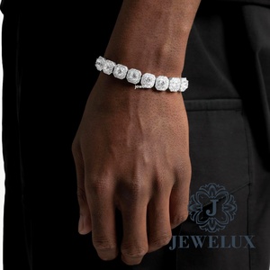 Pulsera de Tenis de Moissanita de la Mejor Calidad, con Apariencia de Diamante Real, Chapada en Oro de 18K, Cadena Ajustable para Uso Diario al Mejor Precio - Product Image 1