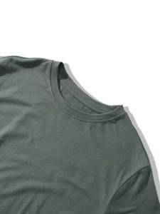 เสื้อยืดคอกลมแขนสั้นทรงโอเวอร์ไซส์สีพื้นสำหรับผู้ชาย ผ้าฝ้าย 100% ทรงลำลอง ผ้าเจอร์ซีย์ถัก ทรงปกติ ความยาวปกติ พิมพ์ลายพัฟฟ์ลำลอง - Product Image 3