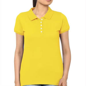 Camiseta Polo de Manga Corta de Alta Calidad con Diseño OEM al por Mayor, Camiseta Polo para Mujer con Bordado Personalizado, Precio de Fábrica en Venta - Product Image 4
