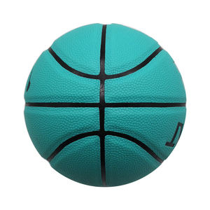 Ballons de basketball pour jeunes 2026, taille 6/7, en cuir PU, couleur unie, avec logo personnalisé, pour entraînement et jeu en salle - Product Image 1