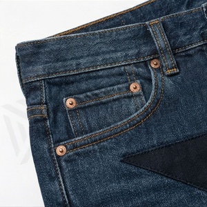 Shorts en jean skinny premium pour femme, coupe cinq étoiles, détails de couture, décontracté, streetwear, mode estivale - Product Image 5