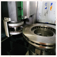 Machine à tourner verticale CNC Hengga LYV-LS500, machine à rectifier verticale CNC pour disques de frein, machine à tourner et à rectifier CNC