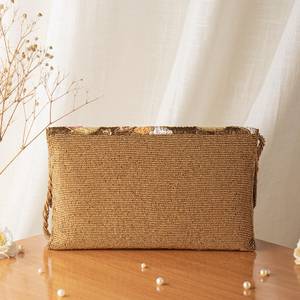 Handmade Glass Beaded Embroidery Portable Women's Shoulder Bag Playful Print <b>Small</b> Personal Item Phone Key Other Accessory - Product Image 3