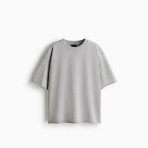 Camiseta Oversize Premium Unisex de Algodón, Estilo Urbano Holgado con Hombros Caídos, Top Casual de Verano a la Moda - Product Image 4