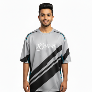 T-shirt tendance pour homme, style urbain, surdimensionné, sublimation, streetwear décontracté, coupe ample - Product Image 1