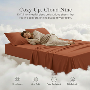 Juego de Sábanas de Microfibra Suave al Tacto con Fundas de Almohada |   Tela Transpirable Resistente a la Decoloración |   Ropa de Cama Elegante de Color Sólido XL |   2026 - Product Image 5