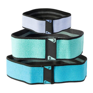 Banda de tela personalizada con logo para entrenamiento de cadera y glúteos para mujer, accesorios de fitness, venta al por mayor directa de fábrica ODM/OEM para gimnasio en casa - Product Image 6