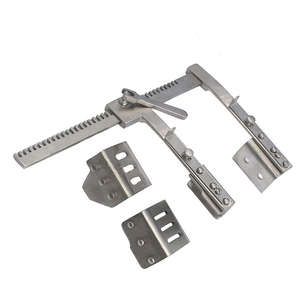 Ensemble d'instruments en acier inoxydable SurgiRight : Écarteur de côtes à 2 lames de qualité supérieure, rétracteur Burford Finochietto, 10 à 12 pouces - Product Image 2