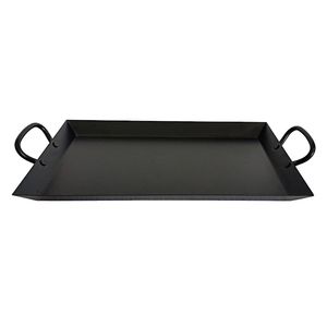 Top Selling Stylish Modern Metal <b>Serving</b> <b>Tray</b> With <b>Black</b> Finished Suitable For Contemporary Kitchens Customized Size Shape - Product Image 1