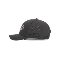 Casquette de golf OEM imperméable à séchage rapide avec perforations laser, logo brodé 3D personnalisé, respirante, à fermeture snapback pour l'entraînement en extérieur