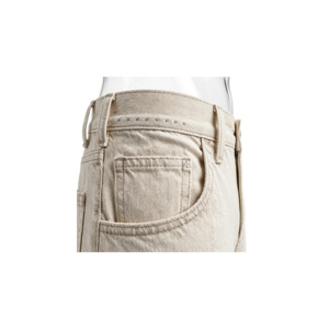 Pantalones Cortos Bermuda para Hombre, Talla Grande, Color Sólido, Lona de Algodón, Casuales, Cintura Media, Cierre de Botones - Product Image 6