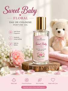 น้ำหอมอโอลองแบบไม่มีแอลกอฮอล์ กลิ่นดอกไม้หวานละมุน สำหรับทารกแรกเกิดและเด็กเล็ก ใช้ได้ทุกวัน - Product Image 3