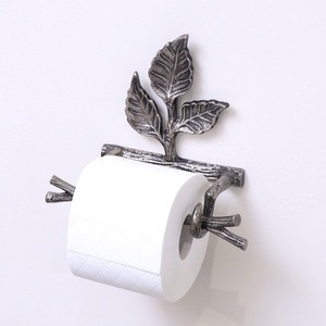 Luxury Iron Toilet Paper Holder Wall Mounted Tissue <b>Roll</b> Storage <b>Rack</b> Elegant Bathroom Interior Decoration Accessory - Product Image 4