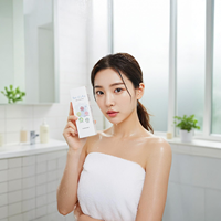 Filtre de douche vitaminé saveur banane, 14 types, matériaux non toxiques, rapport de test MSDS, Corée Bevita, élimination du chlore, parfum banane
