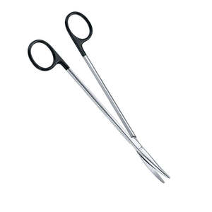Medical Metzenbaum Scissors Black Coated Handle Curved Blade Tissue Cutting Industrial Shearing Blunt Scissor by <b>Blush</b> surgical - Product Image 4