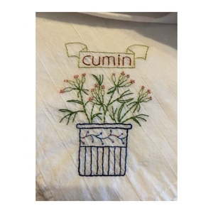 Venta directa de fábrica recién llegado lindo algas verde bordado perfecto ecológico súper absorbente personalizado algodón plato toalla - Product Image 3