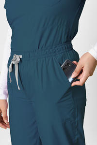 Conjunto de Uniformes Médicos de Verano de Alta Calidad, Unisex, Antiarrugas, Transpirable, de Secado Rápido, con Pantalones Jogger y Spandex - Product Image 4