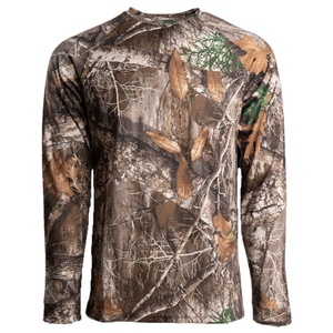 Men's Full Sleeve Camouflage Hunting Shirt Breathable Polyester Autumn Wear Camouflage - Product Image 1