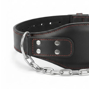 Ceinture de musculation réglable en cuir pour hommes et femmes avec fixation chaîne robuste – Idéale pour l'entraînement intensif – Vente en gros - Product Image 2