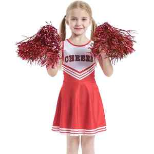 Costume élégant de gymnastique rythmique, vêtements d'équipe, tenue de sport toutes saisons, uniforme de cheerleading pour enfants - Product Image 5