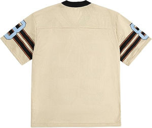 Camiseta de Fútbol Americano para Mujer, Malla Transpirable, Manga Corta, Estampado 01, Estilo Urbano, Cuello en V, 100% Poliéster, Antibacteriana - Product Image 2