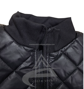 Chaleco acolchado de alta calidad para hombre, chaqueta con cierre de cremallera, cortavientos, cuello acanalado, cómodo Chaleco con bolsillos, chaqueta - Product Image 3