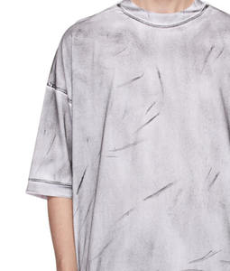 เสื้อยืดคอกลมโอเวอร์ไซส์แบบสั่งทำพิเศษสำหรับผู้ชาย น้ำหนัก 230 กรัม ผ้าฝ้าย 100% ซักย้อมแบบแอซิดวอช ตัดเย็บชายเสื้อยาวพิเศษ ย้อมสีด้านข้าง - Product Image 6