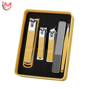 High-Grade Stainless Steel Nail Clipper & Cutter Custom Logo Home Manicure & <b>Pedicure</b> <b>Set</b> for Men & Women Box Packing - Product Image 5