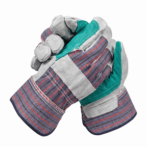 Gants de travail gréeur canadiens en cuir de vachette naturel de haute qualité - Product Image 4